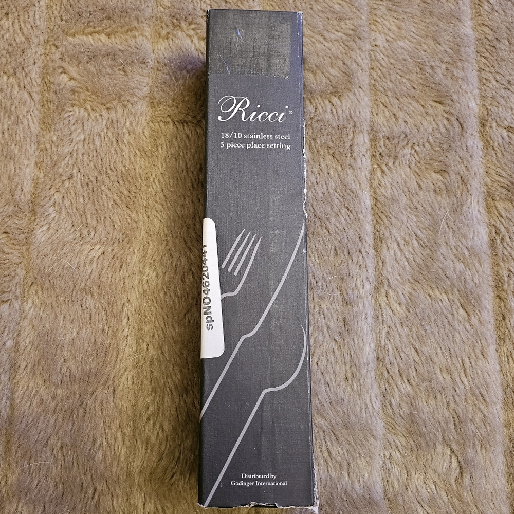 Ricci Ascot 5-Piece Stainless-Steel Flatware Place Setting, Service - Picture 6 of 6